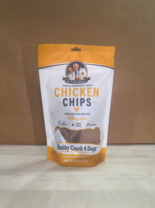 Dr. T's Vet Kitchen - 4oz Chicken Chips